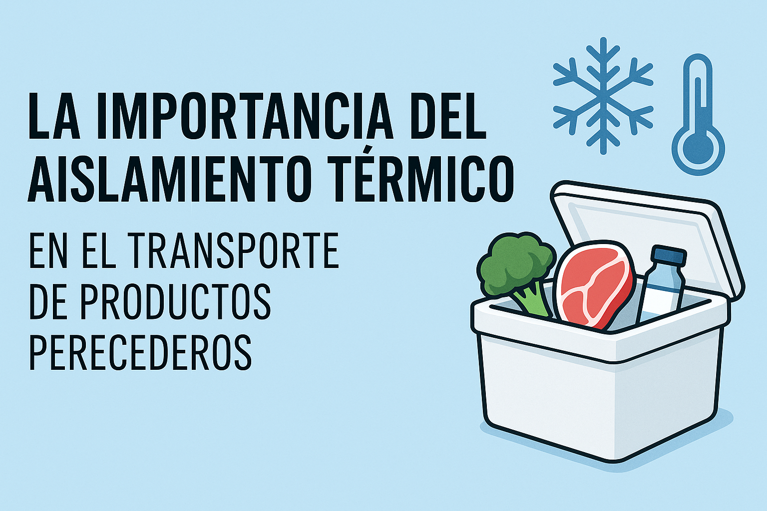 La importancia del aislamiento térmico en el transporte de productos perecederos