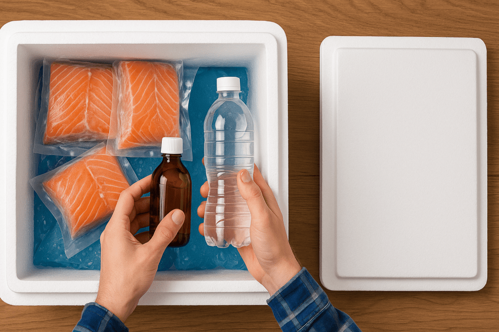 Consejos para empacar alimentos y medicamentos en neveras de icopor