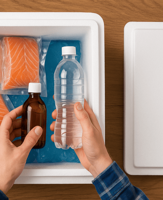 Consejos para empacar alimentos y medicamentos en neveras de icopor