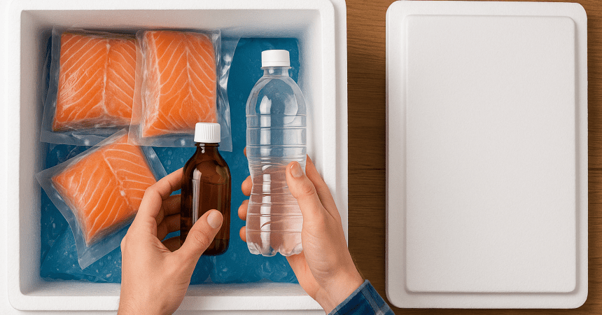 Consejos para empacar alimentos y medicamentos en neveras de icopor