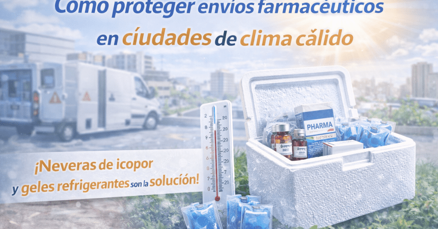 Cómo proteger envíos farmacéuticos en ciudades de clima cálido