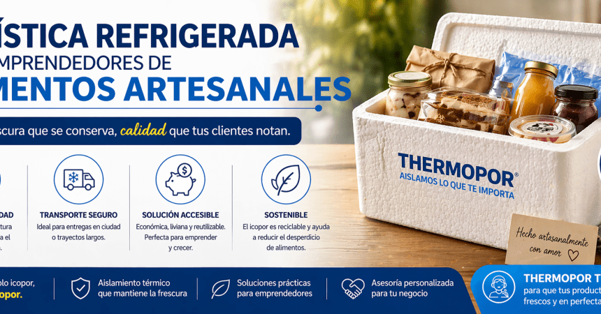 Logística refrigerada para emprendedores de alimentos artesanales