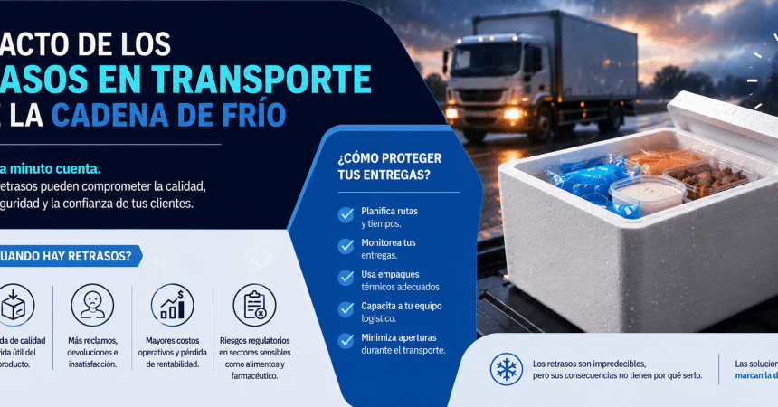 El impacto de los retrasos en transporte sobre la cadena de frío