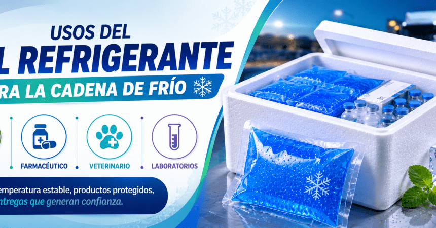 Gel refrigerante para la cadena de frio