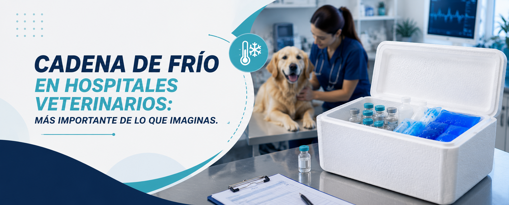 Cadena de frío en hospitales veterinarios