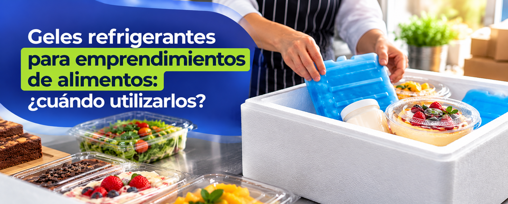 Geles refrigerantes para alimentos